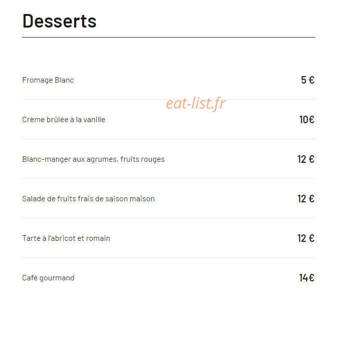 La Brasserie Louis — carte page 3