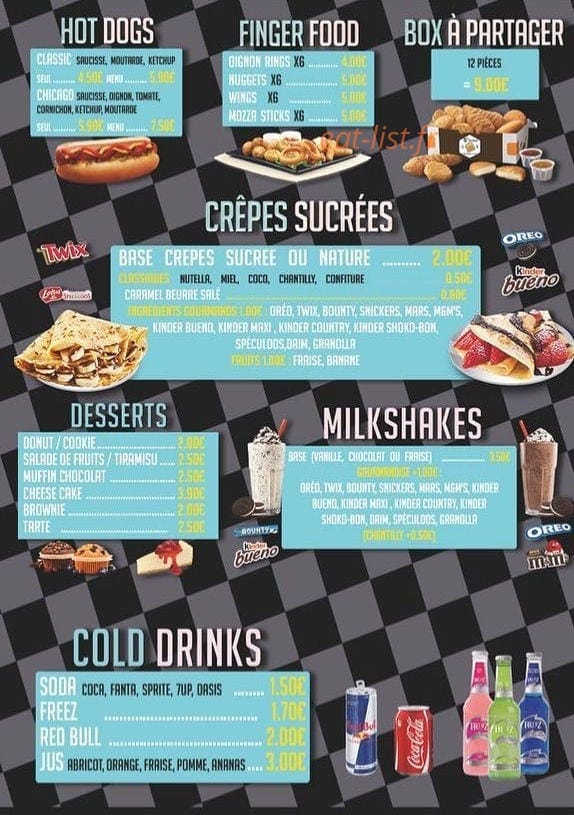 5th Avenue — carte page 4