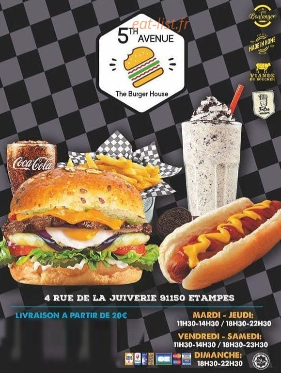 5th Avenue — carte page 1