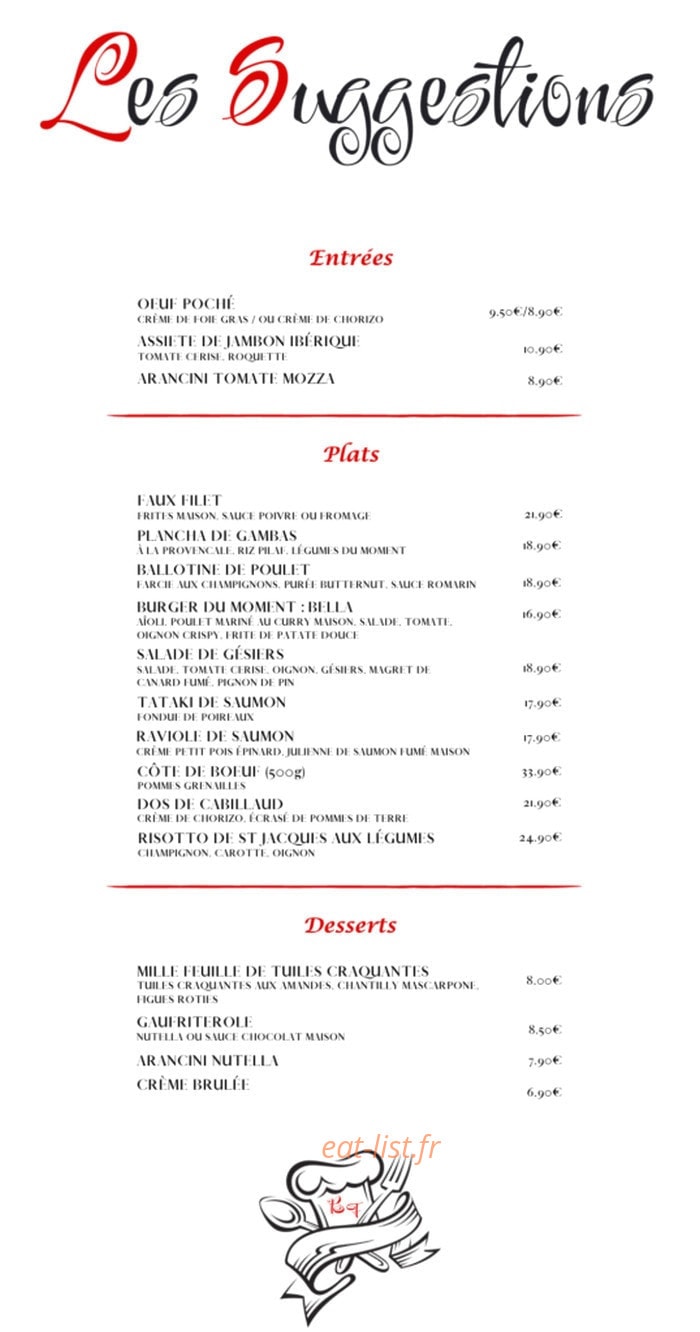 Bella Francia — carte page 1