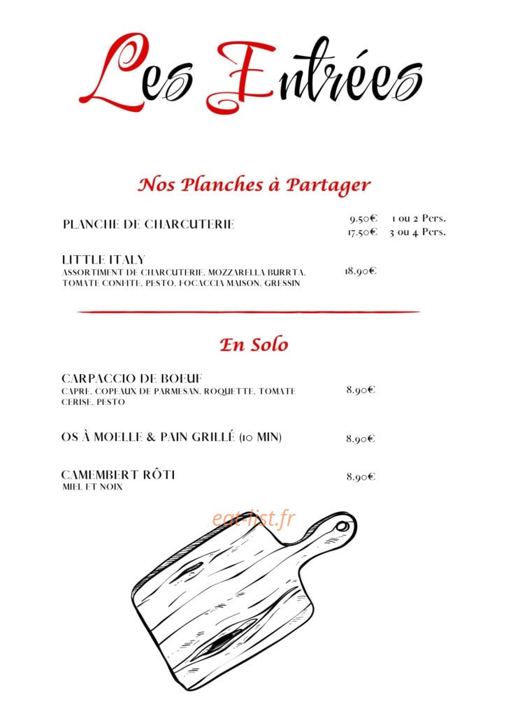 Bella Francia — carte page 2