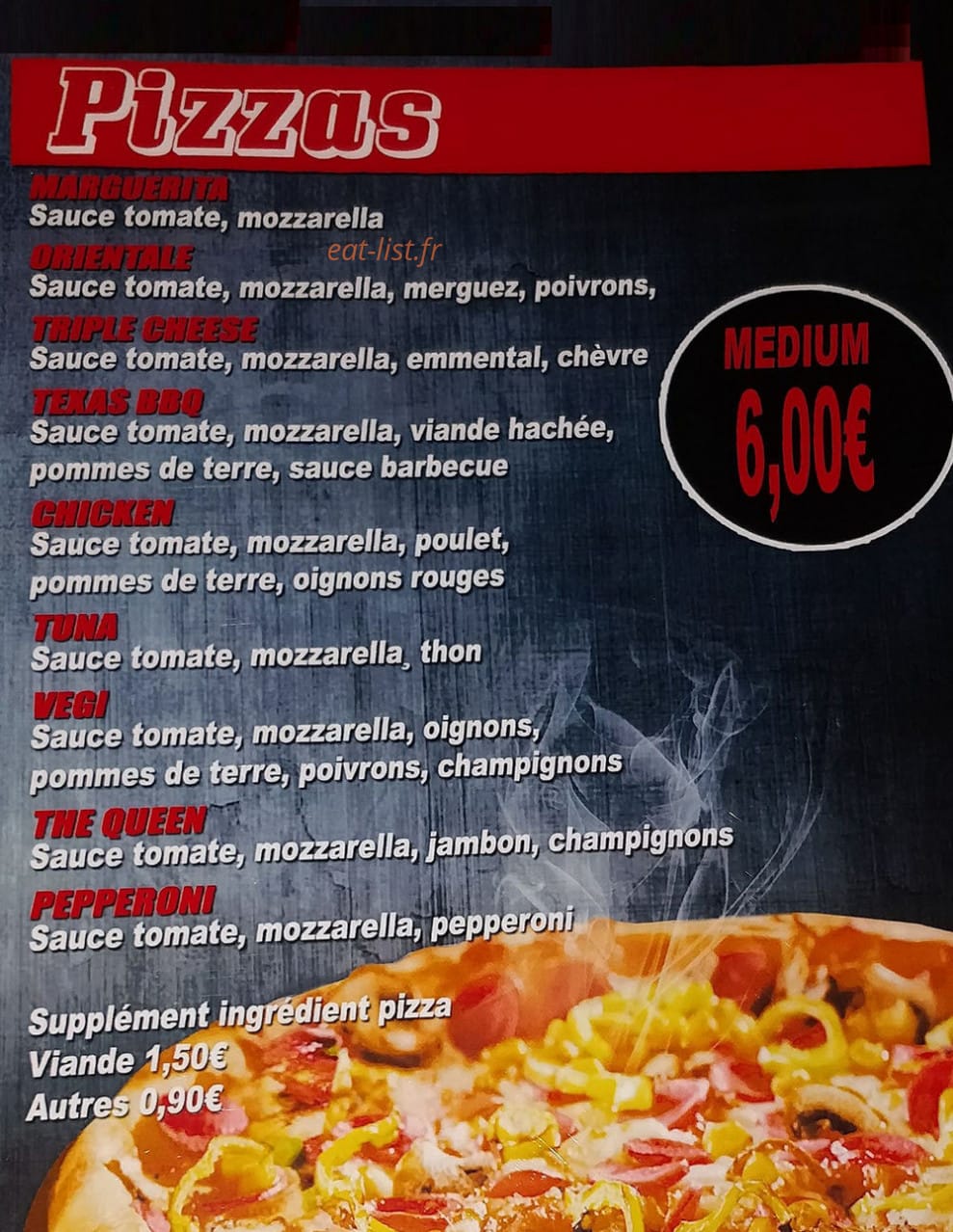 Extreme X Food — carte page 3