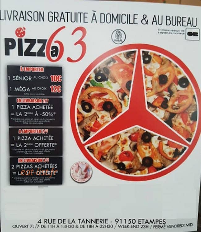 Pizza c63 — carte page 1