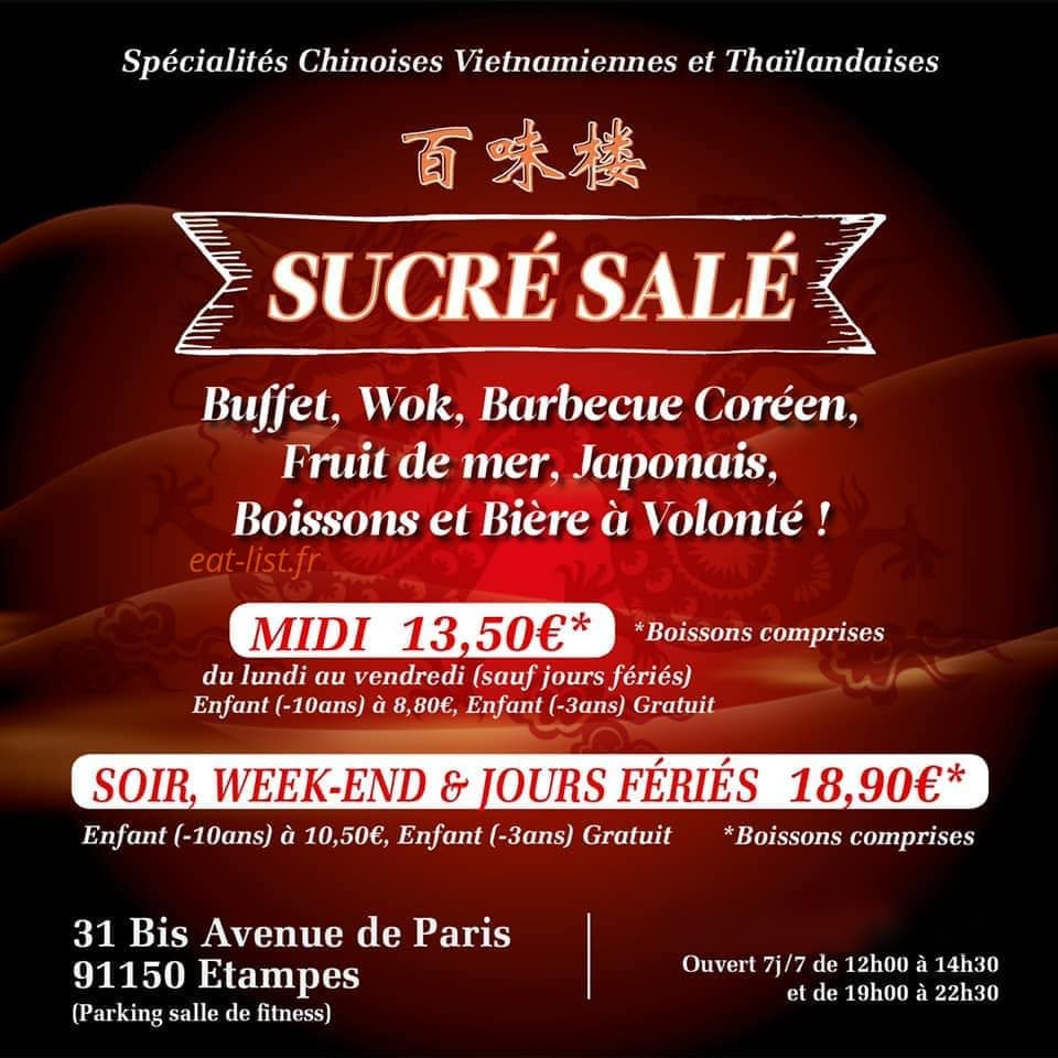 Sucré Salé — carte page 1