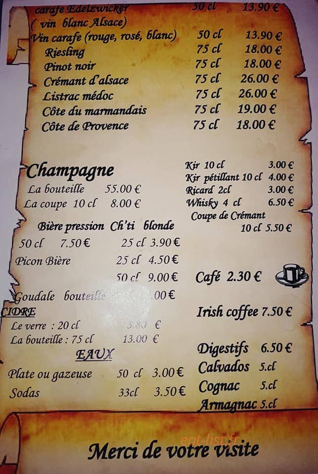 Jambon À La Broche — carte page 4