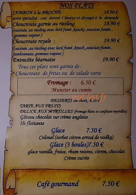 Jambon À La Broche — carte page 3