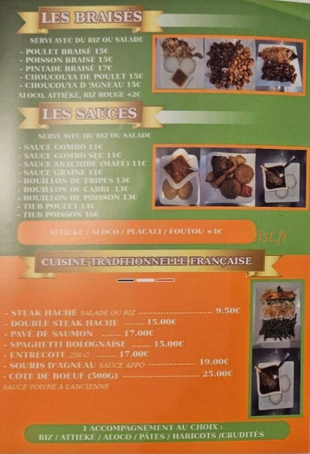 Chez Appo — carte page 1