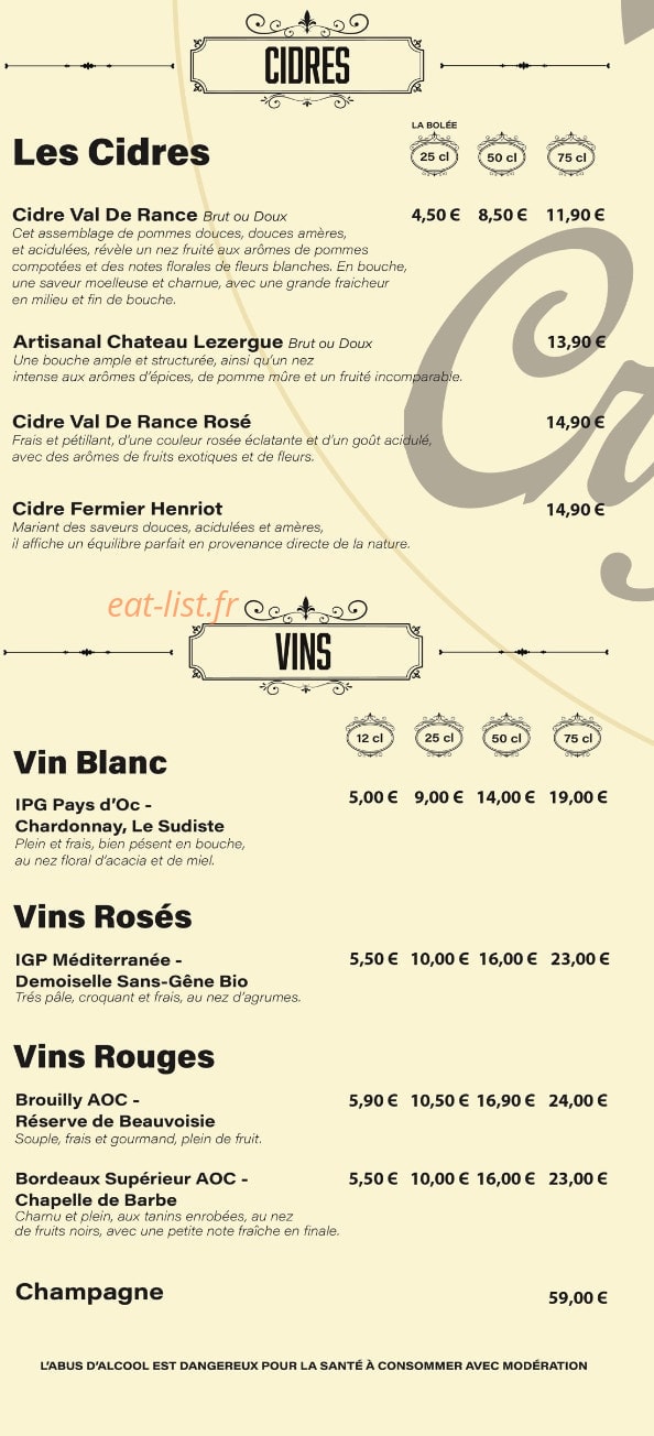 Creply Chic — carte page 6