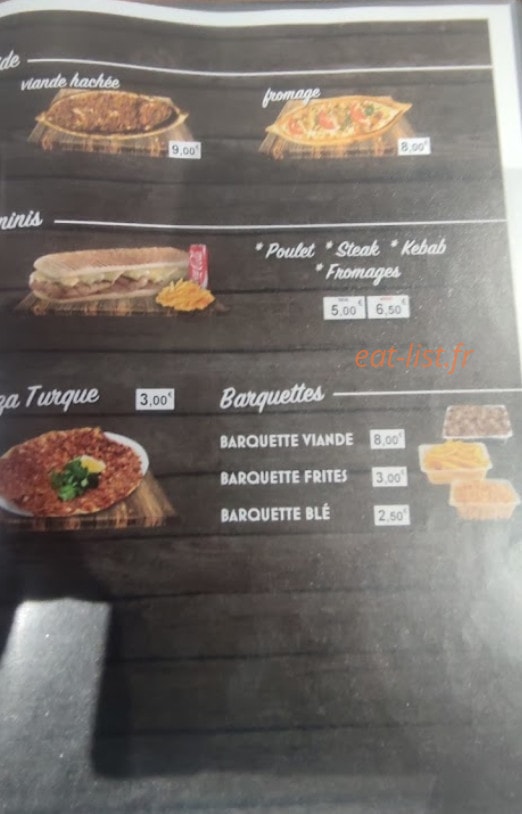 La Brochette Dorée — carte page 5