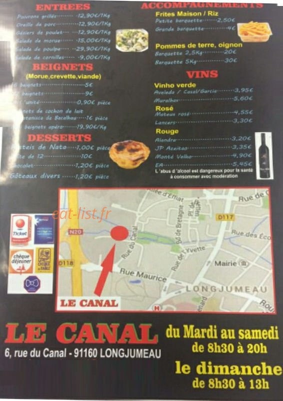 Le canal — carte page 2