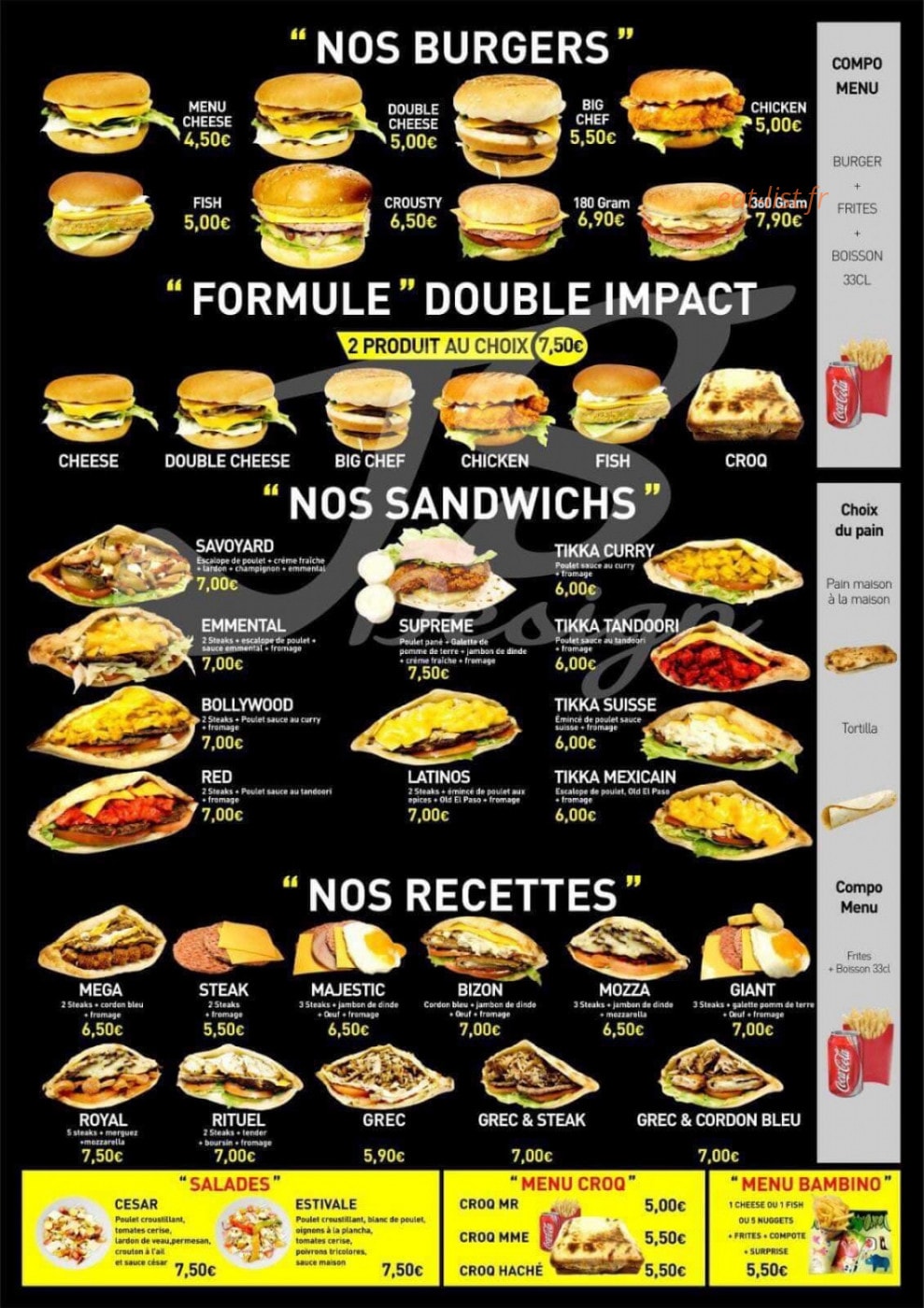 Le Majestic 91 — carte page 2