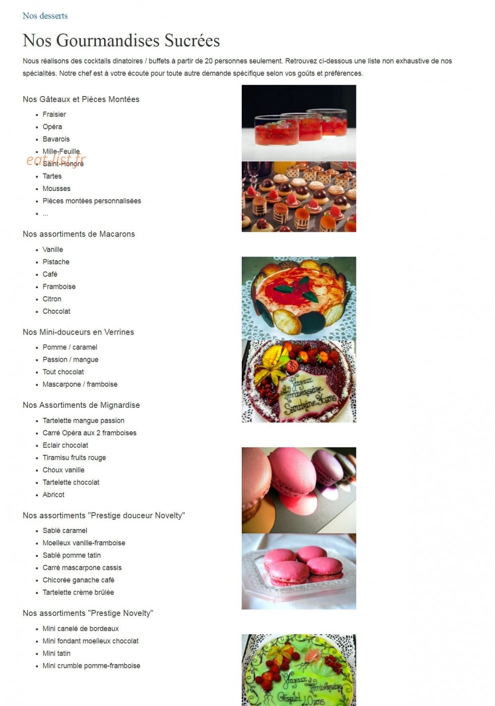 Le Novelty — carte page 5