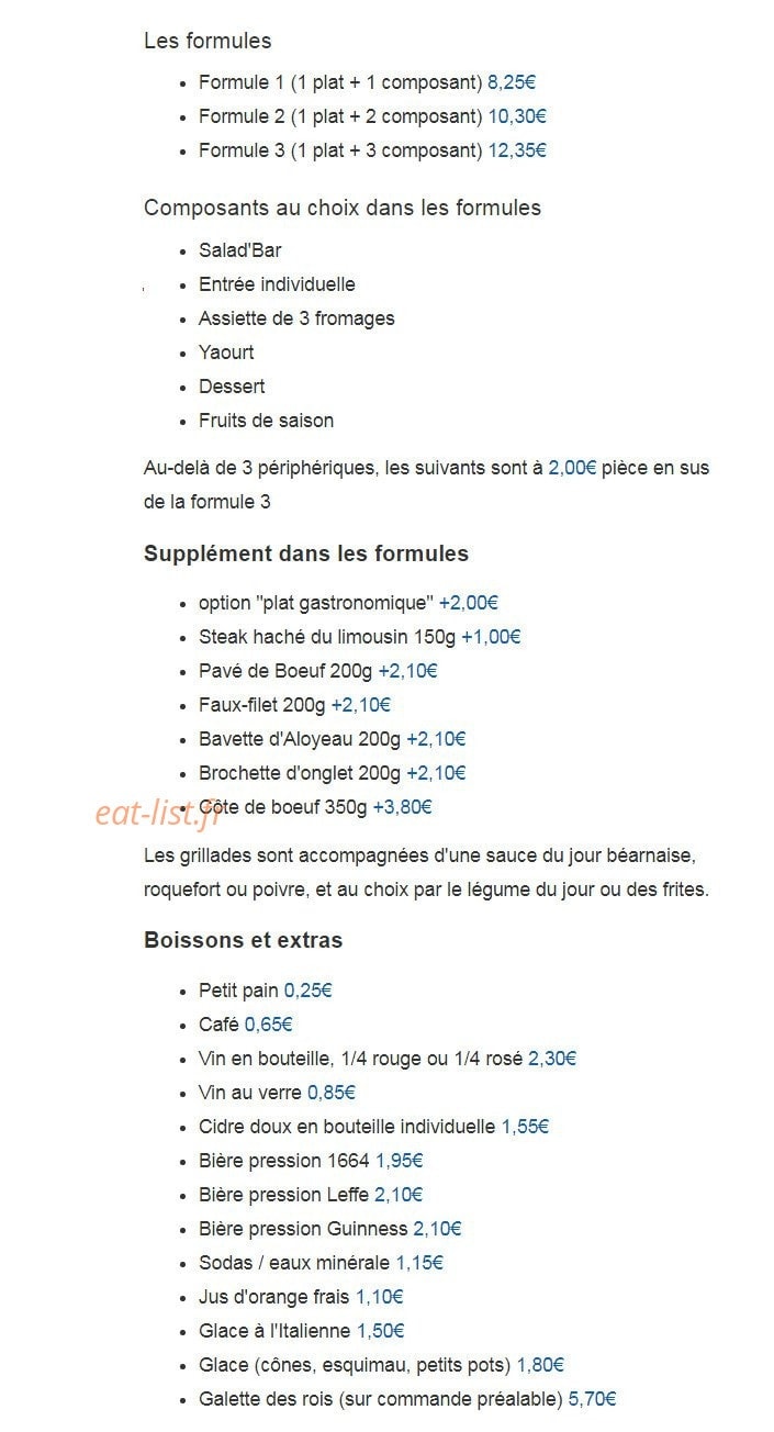 Le Novelty — carte page 1