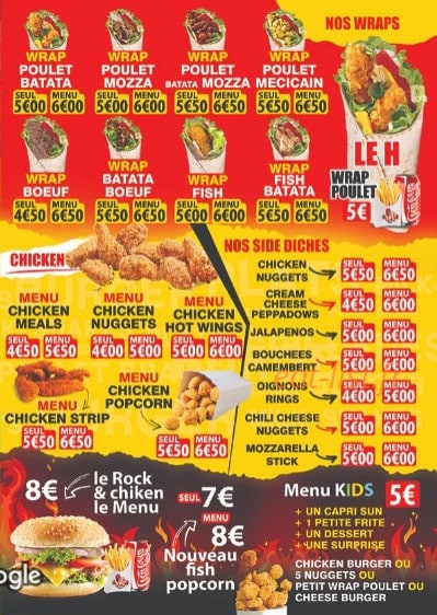 Lfc chicken — carte page 3