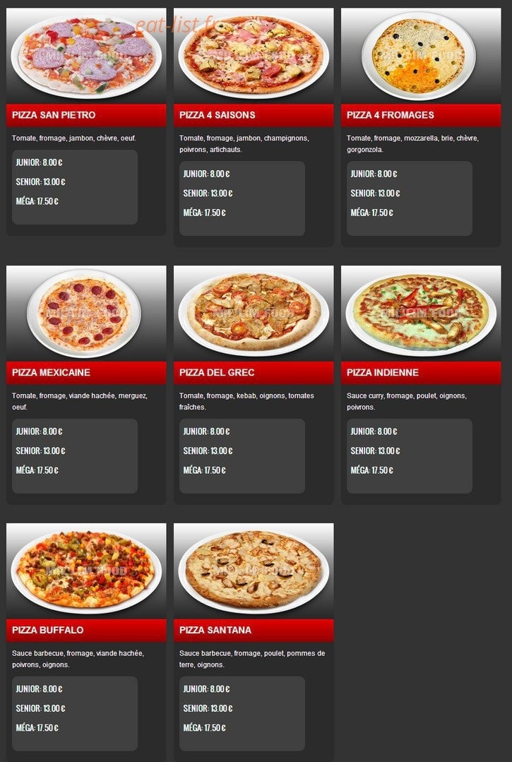 MilLim Food — carte page 4