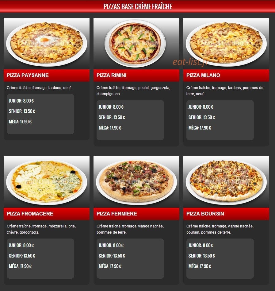 MilLim Food — carte page 5