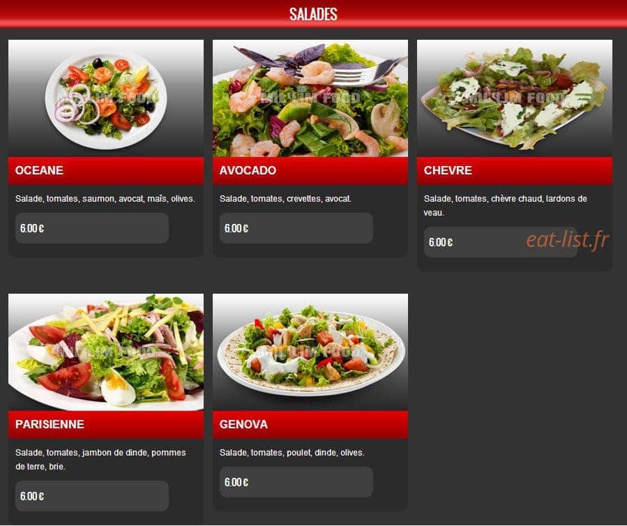 MilLim Food — carte page 18