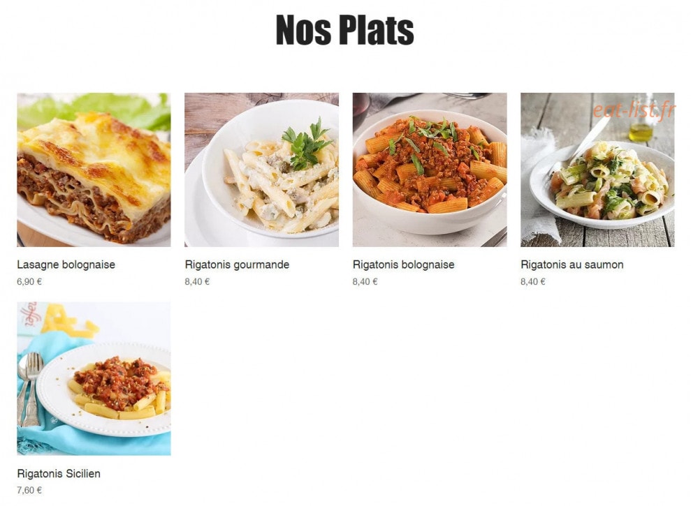 Pizza Maestro — carte page 3