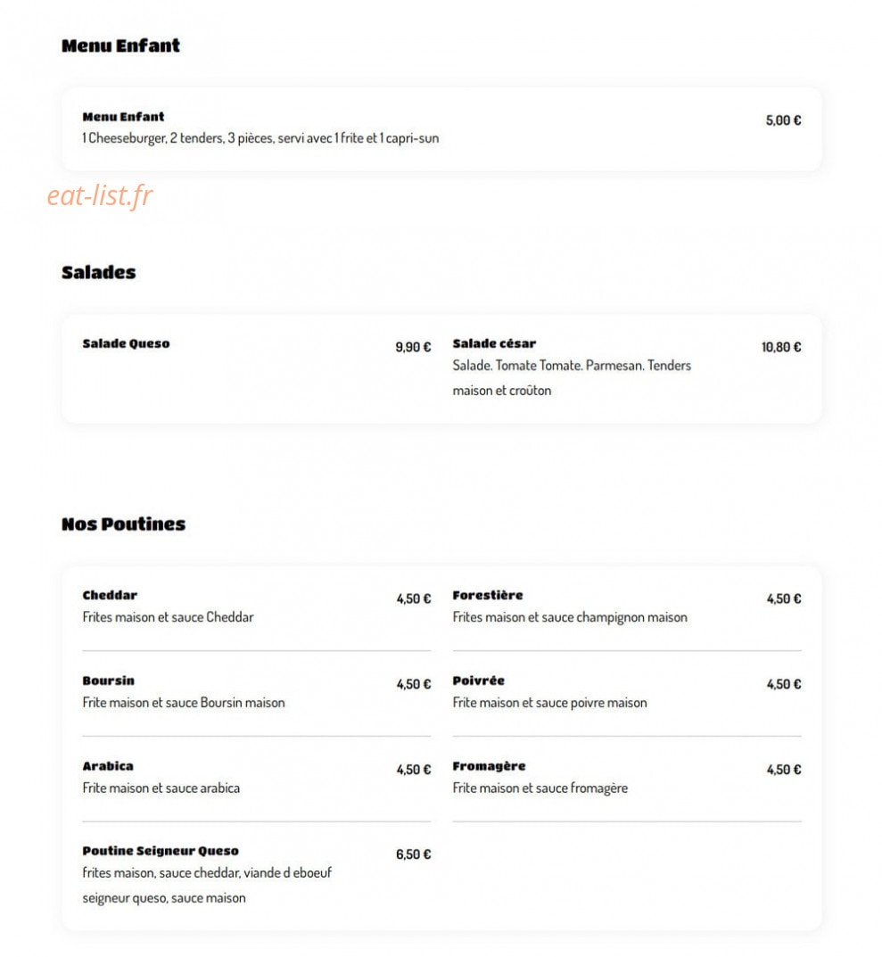 Seigneur queso — carte page 2