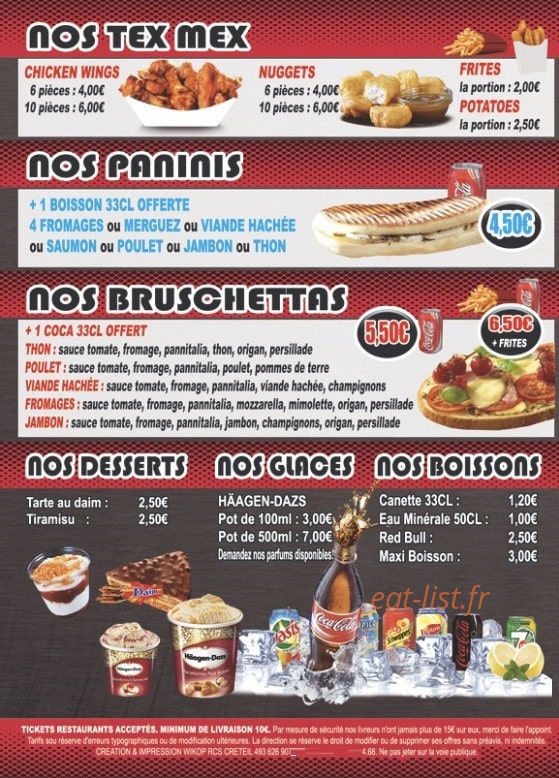 6 Lof Pizza — carte page 5