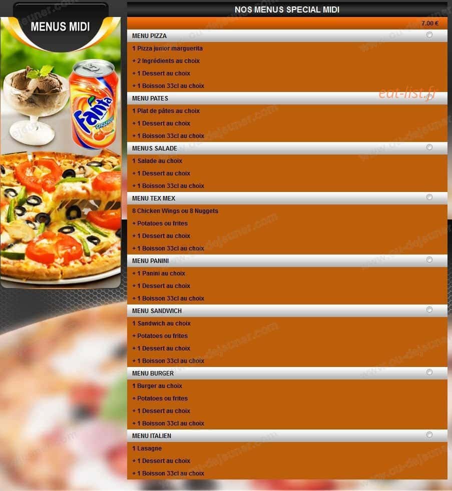 La Sicilienne — carte page 2