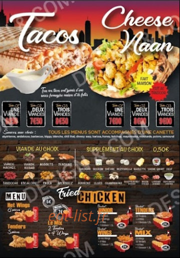 Le Burger Lab — carte page 3
