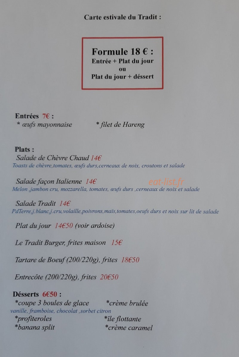 Le Tradit — carte page 1