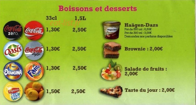 Pizza Classe — carte page 4