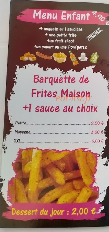 Snack friterie — carte page 5