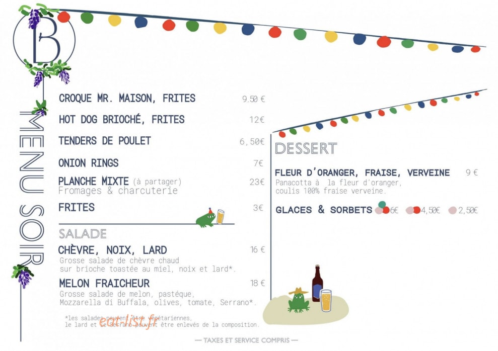 Brass & Co — carte page 2