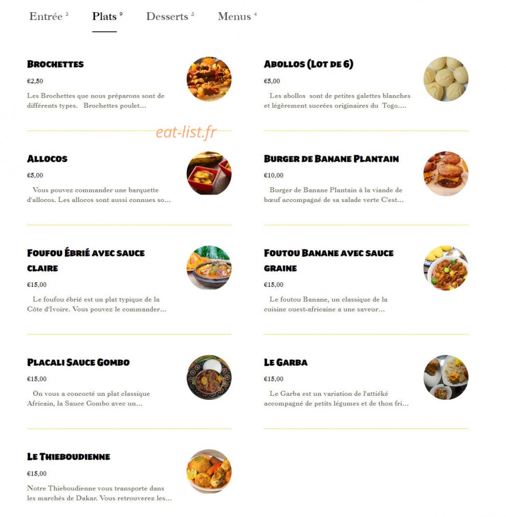 Exotik At Home — carte page 2