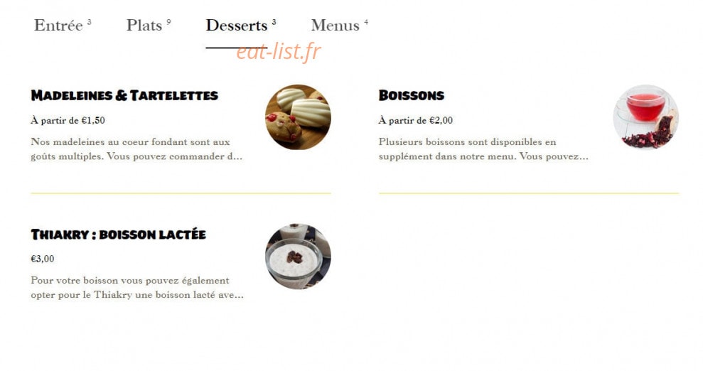 Exotik At Home — carte page 3