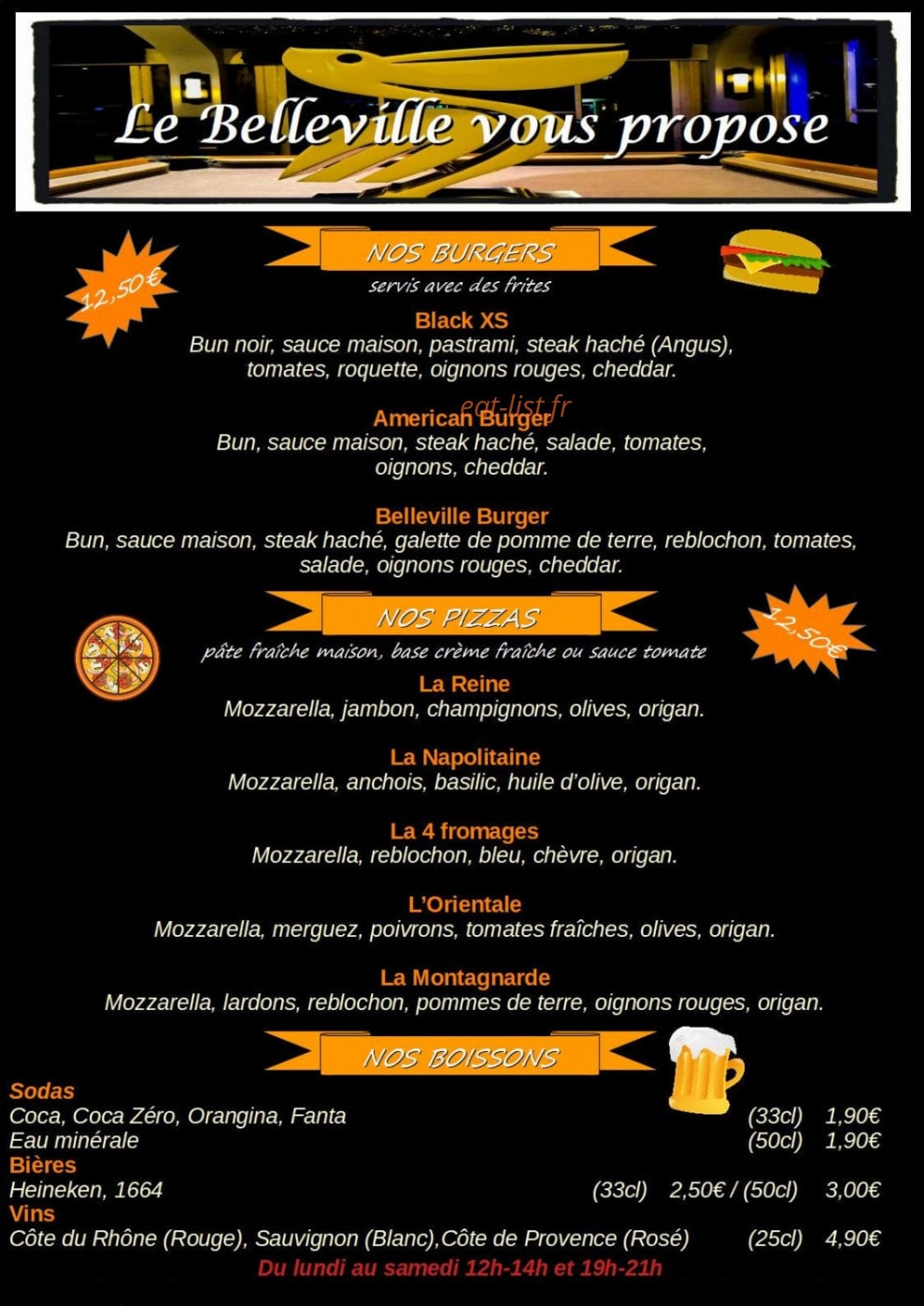 Le Belleville — carte page 4