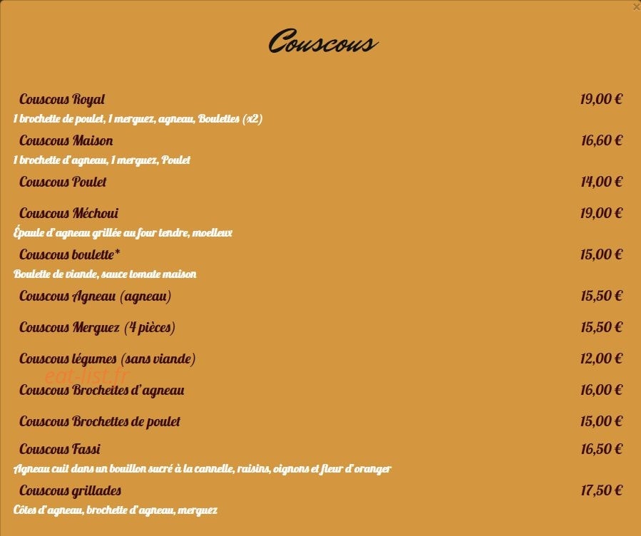 Sheherazade — carte page 2