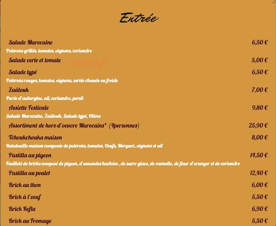Sheherazade — carte page 1