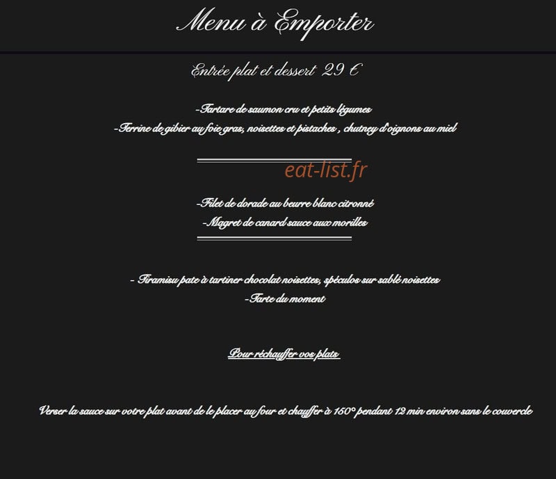 La Petite Forge — carte page 4