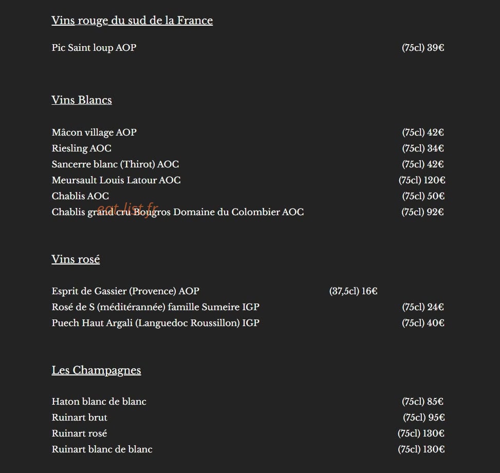 La Petite Forge — carte page 7