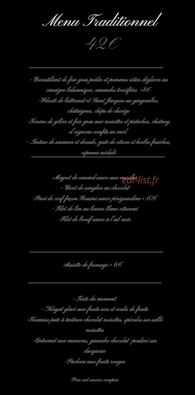 La Petite Forge — carte page 1