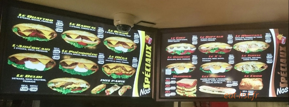 Best Food — carte page 1