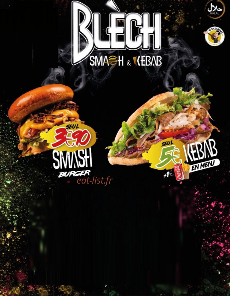 Blech Smash & Kebab — carte page 1