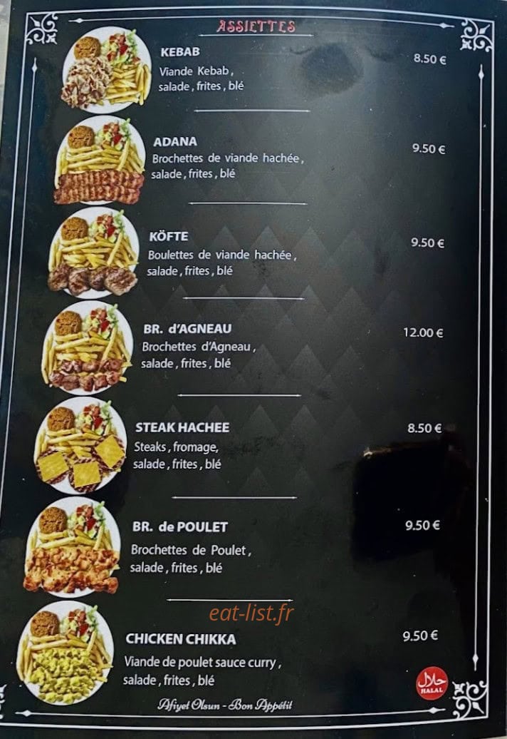 Café Mozart — carte page 3