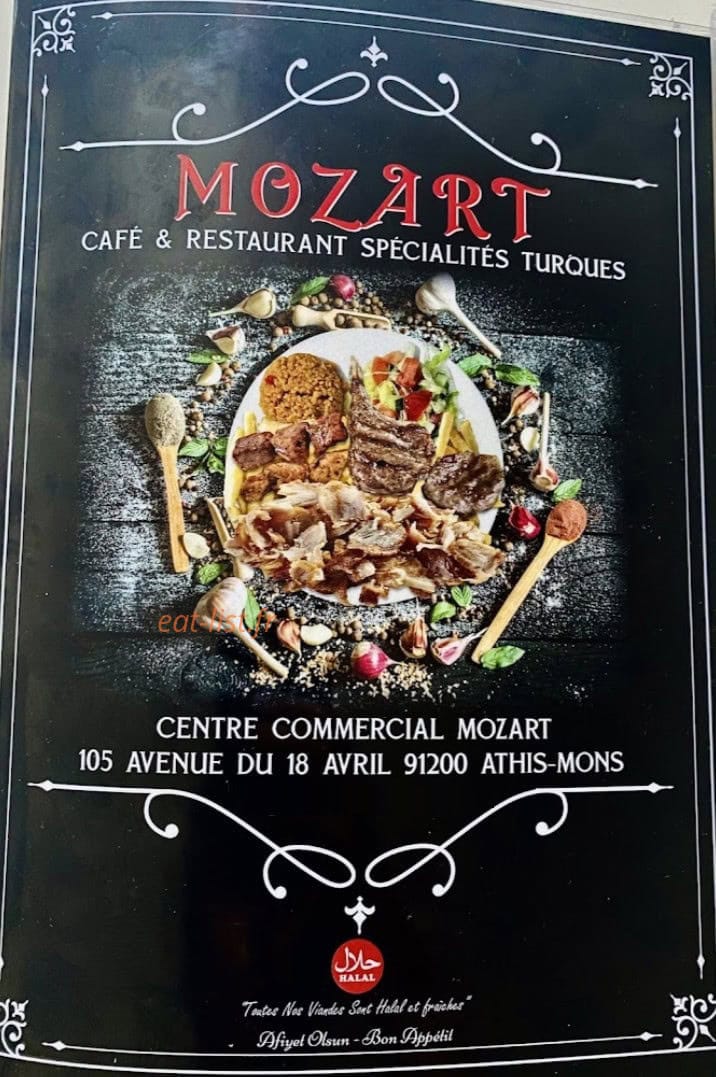 Café Mozart — carte page 1