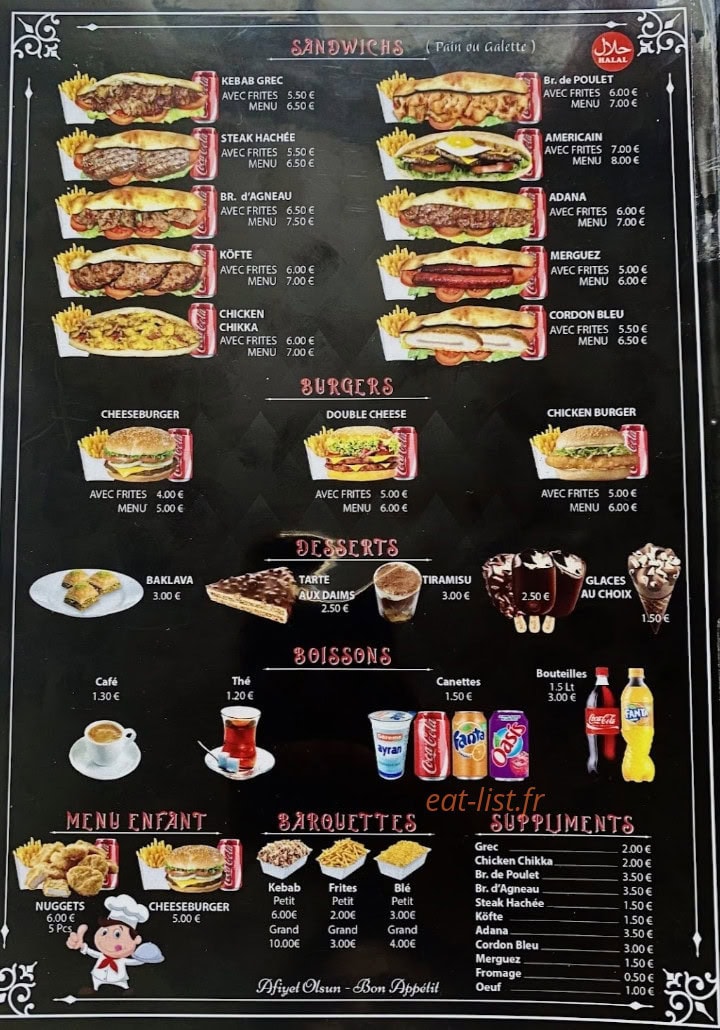 Café Mozart — carte page 4