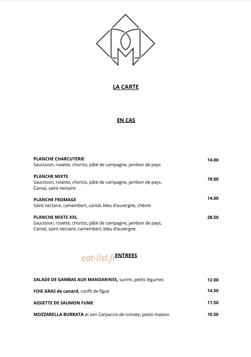 Le Monark — carte page 1