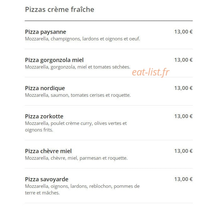 MaPizza — carte page 4