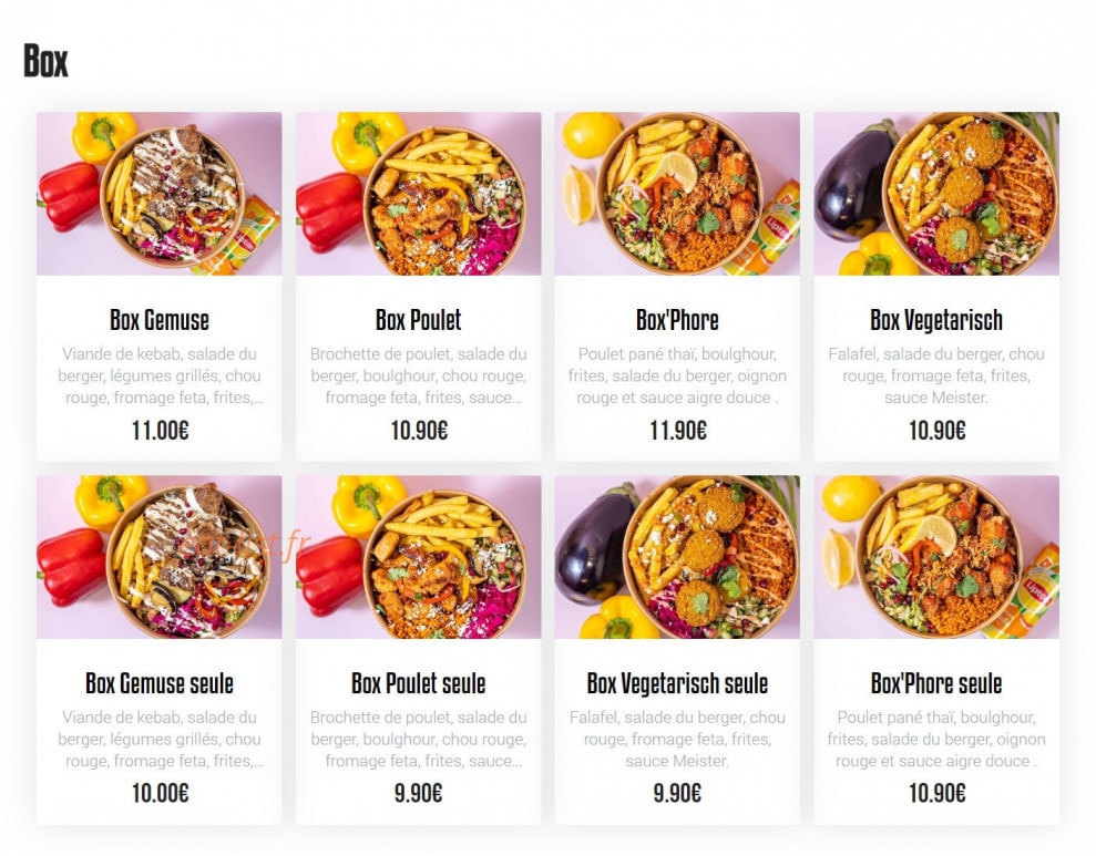Meister berliner kebap — carte page 2