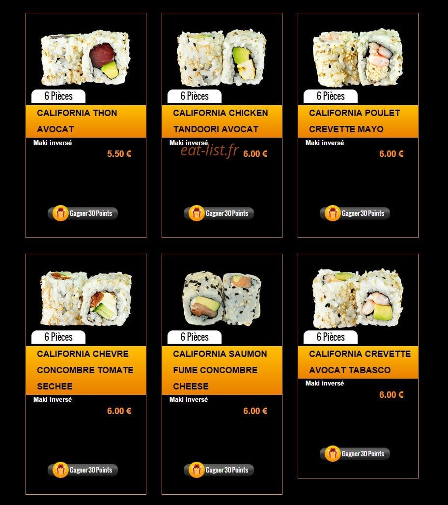 Sushi Story — carte page 7