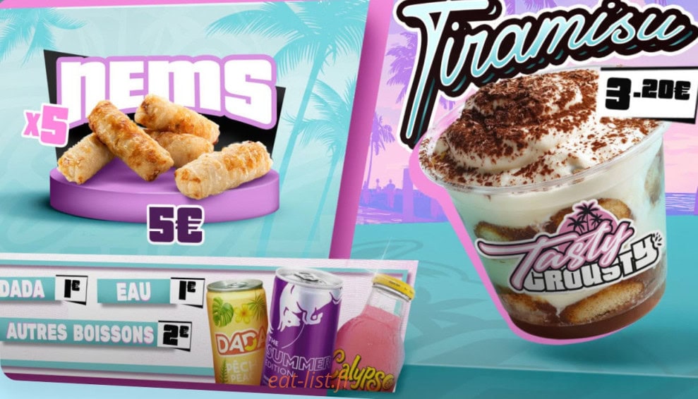 Tasty Crousty — carte page 3