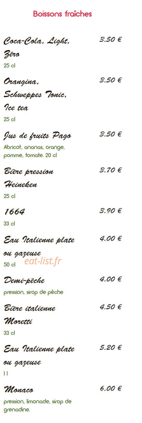 L 'Andréa — carte page 14