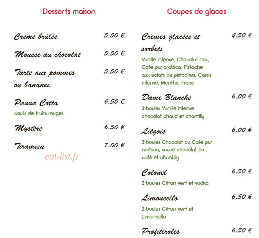 L 'Andréa — carte page 10